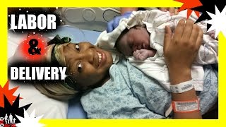 Natural Labor And Delivery | Emotional Live Unmedicated Birth
