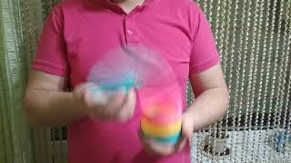 Радужная пружинка. Слинки. Супер трюк. Привет из 90-х.