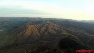 Вид на город-курорт Белокуриха с высоты