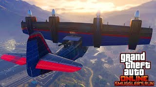 GTA 5 ONLINE NEW "MAMMOTH TULA" DLC PLANE GAMEPLAY & CUSTOMIZATION! (GTA 5 Smuggler's Run)