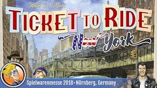 Ticket to Ride: New York — game preview at Spielwarenmesse 2018
