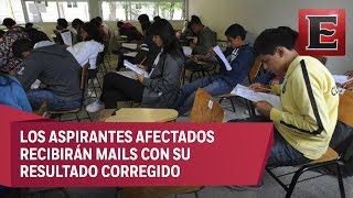 Comipems finaliza revisión de 11 mil exámenes con error