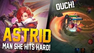 Arena of Valor Gameplay - MAN SHE HITS HARD!! Astrid Gameplay
