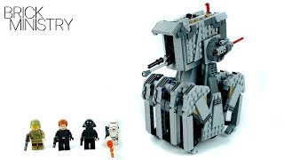 LEGO 75177 Star Wars ● FIRST ORDER HEAVY SCOUT WALKER