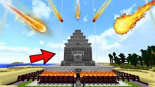 ЗАЩИЩЕННЫЙ ДОМ ПРОТИВ МЕТЕОРИТА В МАЙНКРАФТ !  ТРОЛЛИНГ В MINECRAFT | ЗАЩИТА НУБА | МУЛЬТИК