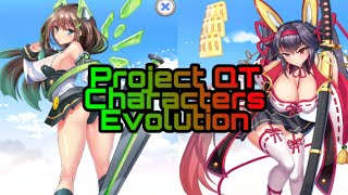 PROJECT QT | CHARACTERS EVOLUTION