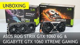 ASUS ROG Strix GTX 1060 OC 6G & Gigabyte GTX 1060 Xtreme Gaming 6G: Top of GTX 1060