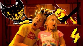 Бенди 4 Секреты АЛИСЫ Где БОРИС? Бенди мультик Детки попали в игру Bendy & the Ink Machine Chapter 4