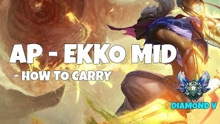 League of Legends - Ap Ekko mid - How to carry