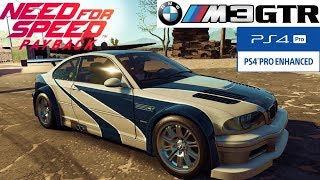 Need for Speed Payback: Tunando a BMW M3 GTR - PS4 PRO