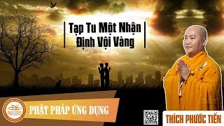 Tạp Tu - Một Nhận Định Vội Vàng - Thầy Thích Phước Tiến mới nhất 2017