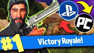 FORTNITE: LA MIA PRIMA VITTORIA REALE MULTIPIATTAFORMA!!