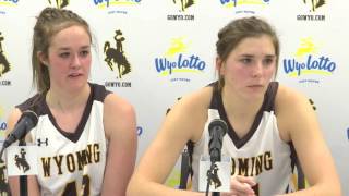 Wyoming Cowgirls Post-Game Press Conference 12.21.15