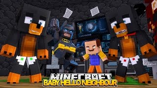 Mnecraft Baby Hello Neighbour - THE NEIGHBOUR KILLS LEGO BATMAN - Donut the Dog Minecraft Roleplay