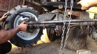 Работа с балкой  ПВМ , установка кабины .
