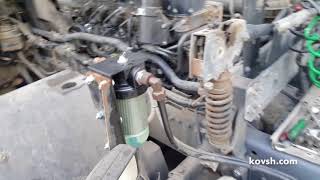 Установка фильтра грубой очистки на DAF XF105 12.9d MX300