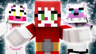 FNAF World Five Nights in Anime - "SISTER LOCATION BABY" (Minecraft Roleplay) Night 36