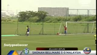 Shonan Bellmare 5-0 Malaysia [Persahabatan Jepun 27-07-13]