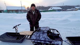 Как Переделать Мотособаку Snowdog в Универсальную, для ГЛУБОКОГО Снега! Обзор Мотособаки!