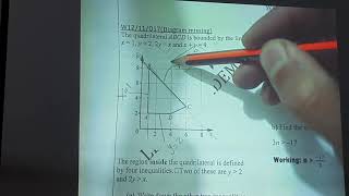 O LEVELS MATH LEC 17C GRAPHICAL SOLUTION OF INEQUALITY