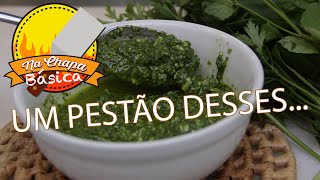 COMO FAZER PESTO!  - cozinha básica - NA CHAPA