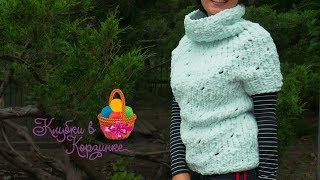 Шикарная мягкая безрукавка спицами. ВЯЗАНИЕ СПИЦАМИ. МК для начинающих