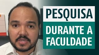 Importância da fazer Pesquisa durante a Faculdade Medicina