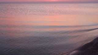 Закат на Азовском море. Коса Долгая Sea of Azov. Sunset