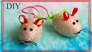 Символ года 2020 своими руками | Мышка из джута | Crotcher mouse 2020