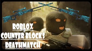 Roblox-Counter blocks Deathmatch in Dust 2 GamePlay!!!