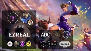 Ezreal ADC vs Kai'Sa - KR Master Patch 9.12