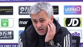 Crystal Palace 2-3 Manchester United - Jose Mourinho Full Post Match Press Conference