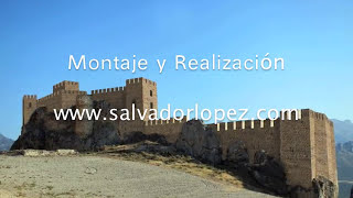 Reconstrucción virtual de un castillo árabe en Andalucía.