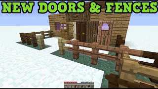 Minecraft Xbox 360 + PS3 TU25 - NEW DOORS NEW FENCES EXPLAINED