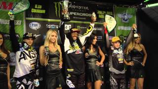 Race Day LIVE 2015 - Oakland - Cooper Webb on the Podium