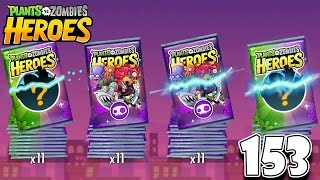 ? Plants vs Zombies Heroes Walkthrough 153 - 4 Premium Cards Pack Opening - 6 Legendary Cards