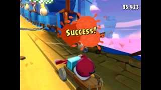 Angry birds Go! Серия 24! ГОНКА Фруктовый РАЙ! Летаем на машинах! FLY! Игра Энгри бердз гоу