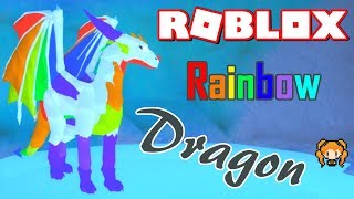 ROBLOX DRAGON'S LIFE RAINBOW DRAGON and Baby Rainbows