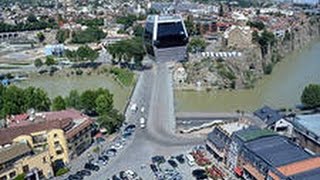 Канатная дорога в Тбилиси.Cable car in Tbilisi