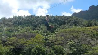 Ziplining With Cody