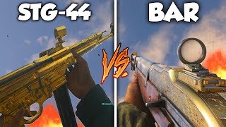 COD WW2 - STG-44 VS BAR! WHICH ONE IS BETTER?! (WW2 WEAPON COMPARISONS)