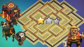 Th10 War Base 2017 VS Max Anti Lavaloon With Replays Anti 2 Star Anti Everything Anti Valkyrie