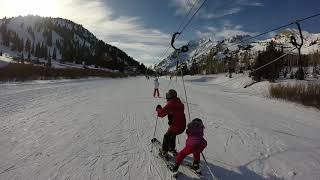 Rope/pulley lift at Alta