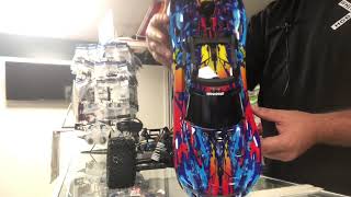 Traxxas Rustler 4x4 VXL Brushless unboxing and running