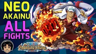 Walkthrough for Neo Akainu 60 Stamina (ALL Fights) [One Piece Treasure Cruise]