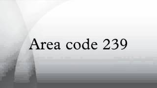 Area code 239