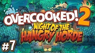 Overcooked 2: Night of the Hangry Horde - #7 - ZOMBIE APPLE?! (4-Player Gameplay)