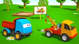 Мультфильмы про машинки - Грузовичок Лева и Эвакуатор - мультфильм-конструктор