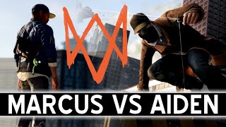 Watch Dogs - Marcus Holloway Vs Aiden Pearce
