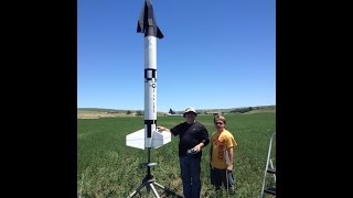 Titan II Highpower Rocket with Dyna-Soar RC glider flight